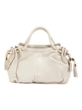 AMERILEATHER Leather Musette Tote Bag